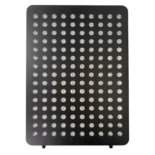 BestQool Red Light Therapy, 6 Wavelengths Infrared Light Therapy with Stand, Elite Grade 60 LED Dual Chip Red Light Therapy for Face, Body, Pain Relief, Recovery, Improve Sleep, 140W