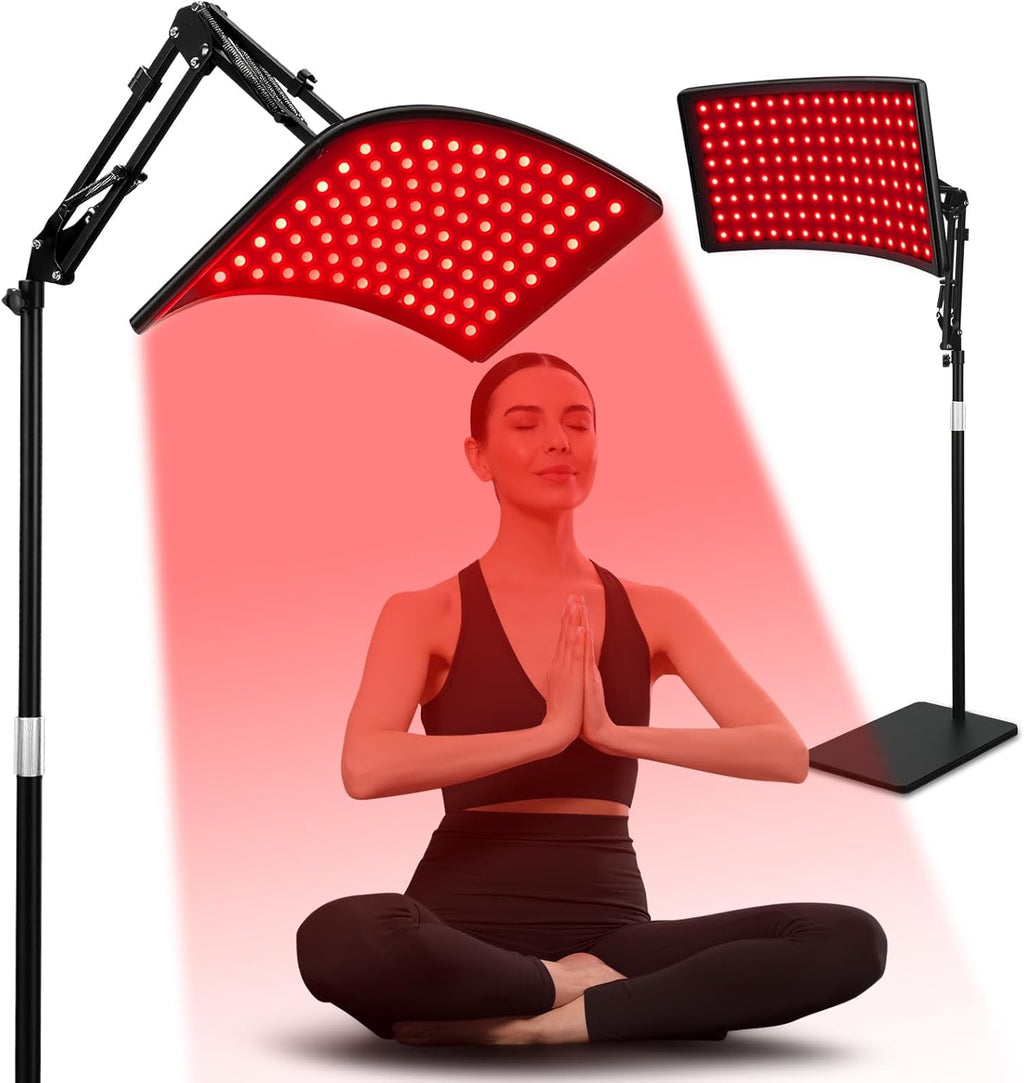 Transform Your Skin and Well-Being with the Viconor Red Light Therapy Lamp - Experience the Power of 660Nm Red and 850Nm Infrared Light for Face and Body Care